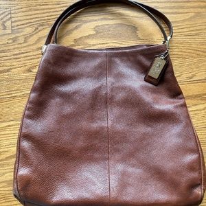 Coach Madison Pebbled Leather Phoebe Shoulder Bag - Excellent Used Condition